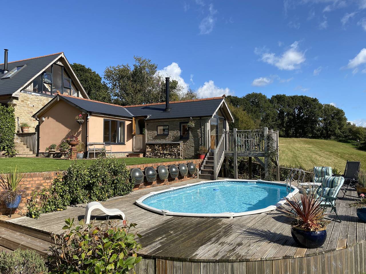 Gîte pour 2 personnes avec piscine in Herefordshire