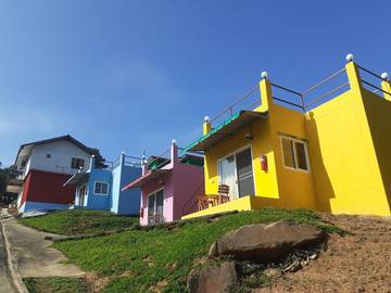 Maison d’hôte pour 2 personnes, avec jardin ainsi que balcon et vue dans Khao Kho