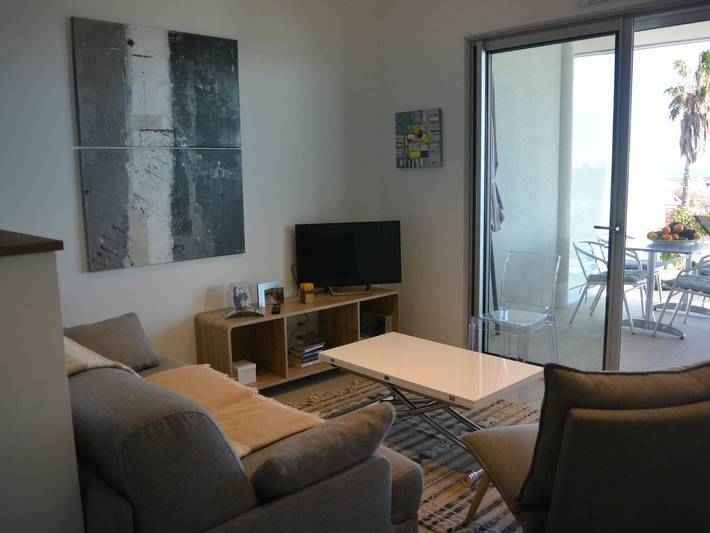 Appartement entier, Appartement vue mer avec clim - 2 pers. in Sari-Solenzara, Arrondissement de Sartène