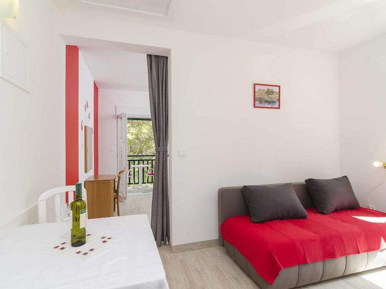 Ganze Wohnung, Apartments Matuško Mljet - One Bedroom Apartment with Balcony and Sea View in Mljet