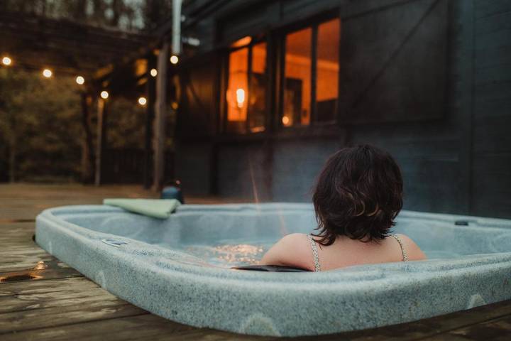 Gîte pour 2 personnes, avec Jacuzzi et Terrasse ainsi que Jardin et Vue à Dalhem