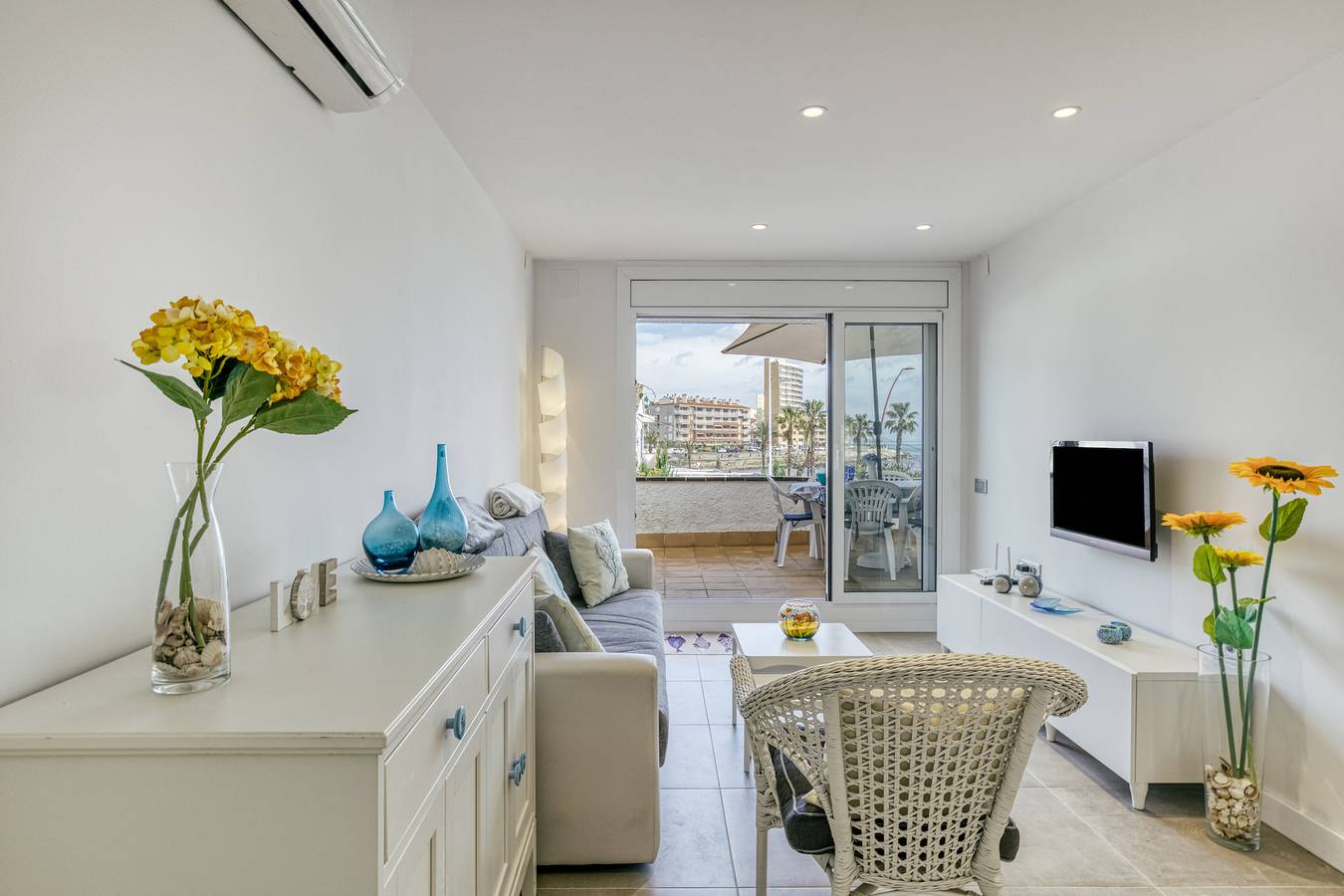 Geheel appartement, Appartement 'El Refugi' met Uitzicht op Zee, Wi-Fi en Airconditioning in L'Escala, Upper Empordà
