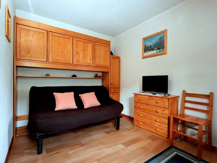 Ganzes Studio, Gemütliches Studio für 4 nahe Pisten und Parkplatz in Les Houches, Mont-Blanc-Massiv