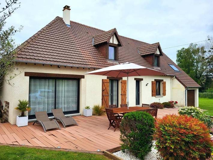 Location de vacances pour 7 personnes, avec terrasse à Gonneville-en-Auge