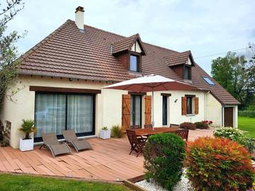 Location de vacances pour 7 personnes, avec terrasse à Gonneville-en-Auge