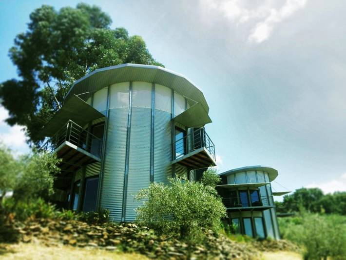 Aluguel de quarto para 3 pessoas, com piscina e jardim e ainda vista em Vila Flor