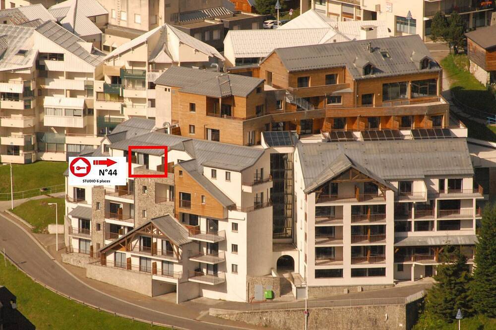 Ganze Wohnung, Gourette: Studio für 6 Pers, Pool, Haustiere erlaubt in Gourette, Eaux-Bonnes