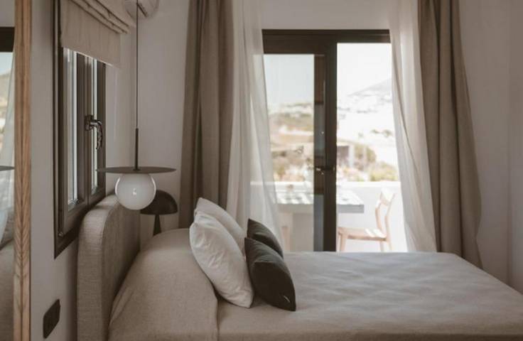 Location de vacances pour 2 personnes, avec Vue sur l’océan ainsi que Balcon et Terrasse dans Agia Anna - 4