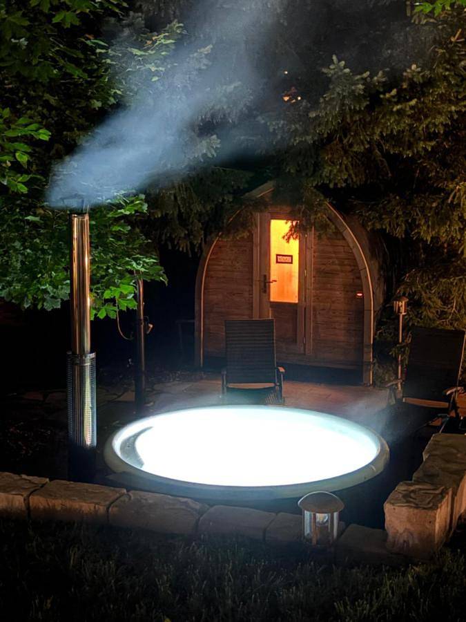 Ferienhaus für 6 Personen, mit Sauna und Garten sowie Ausblick