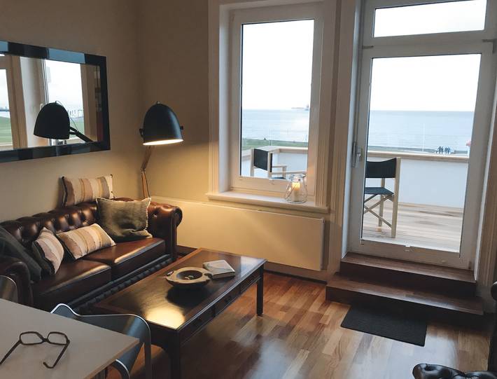 Ferienhaus mit Meerblick für 2 Personen, mit Balkon/Terrasse und Balkon in Cuxhaven (Stadt) - 4