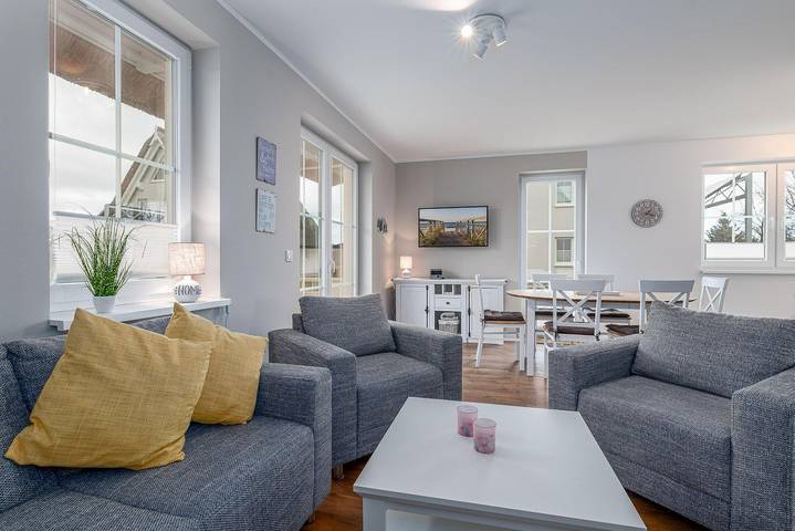 Ferienhaus für 6 Personen, mit Terrasse und Garten am Salzhaff