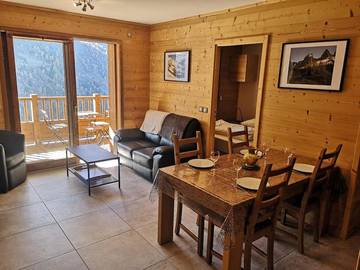 Gîte pour 6 personnes, avec balcon et vue dans Station De Valmeinier