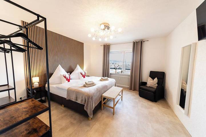 Ganze Wohnung, 120m²  Penthouse in Lahr Europa Park - Straßburg - Colmar bis 11 Personen in Lahr, Mittlerer Schwarzwald