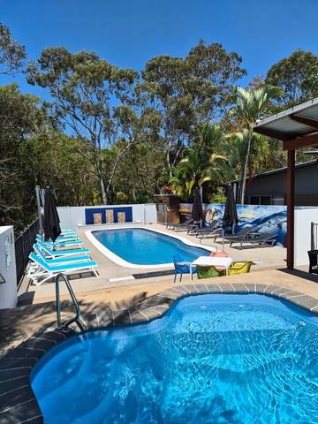 Villa pour 2 personnes, avec jardin et piscine ainsi que jacuzzi et sauna, adapté aux familles dans Australie