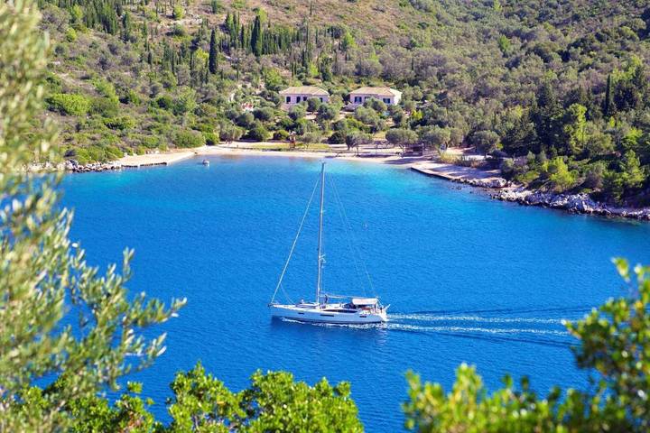 Villa voor 4 personen, with zwembad and tuin as well as terras in Ithaka