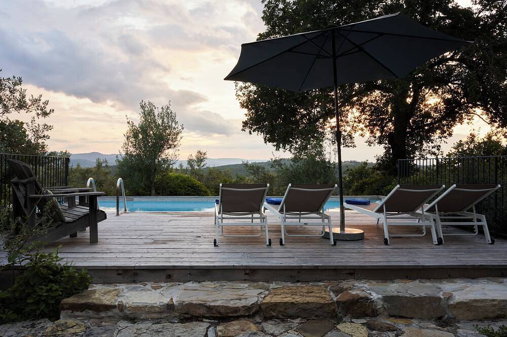 Villa mit Pool, Klimaanlage, zu Fuß in die Stadt in Laterina Pergine Valdarno, Chianti