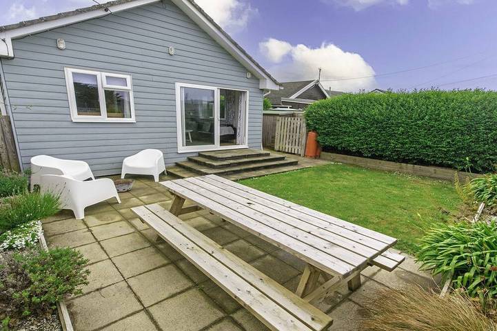 Maison pour 6 personnes, avec terrasse et jardin, animaux acceptés à Croyde