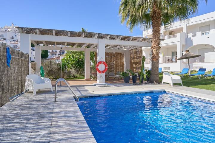 Apartament wakacyjny dla 5 osób, z balkon i ogród, zwierzęta dozwolone w Costa del Sol
