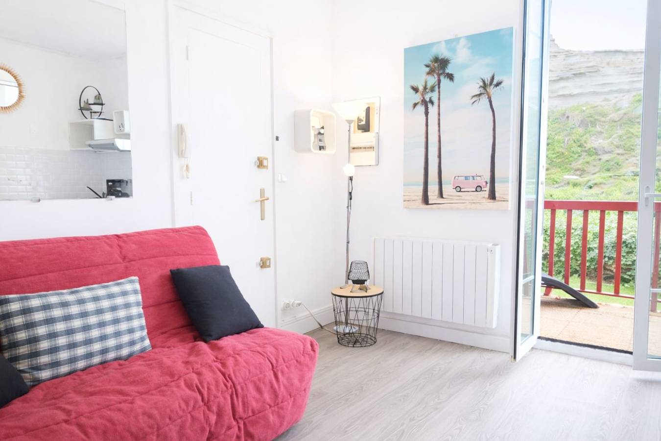 Estudio entero, Studio with a beautiful view of the sea of Anglet in Anglet, Region de Bayona