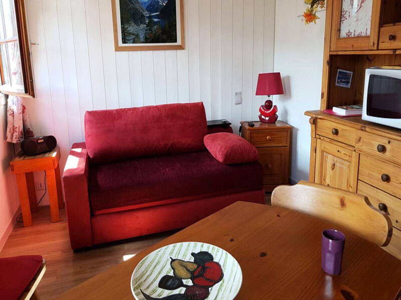 Apartamento entero, En el corazón de Montchavin, estudio luminoso. in La Plagne, Bellentre