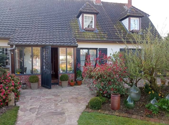 Gîte pour 4 personnes, avec terrasse et jardin à Béthencourt-sur-Mer