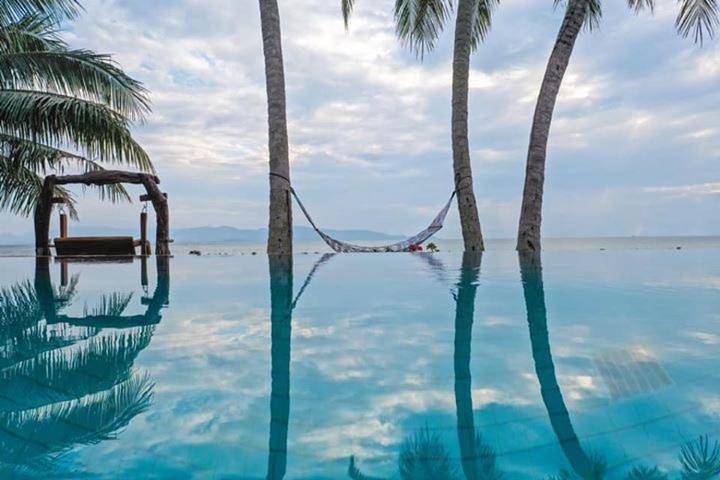 Ferienhaus für 9 Personen, mit Garten und Ausblick sowie Pool auf Koh Phangan