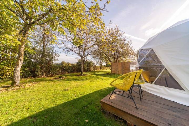 Tente pour 3 personnes, avec jardin et jacuzzi dans Indre - 3