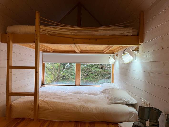 Chalé para 4 pessoas, com jardim no Norte