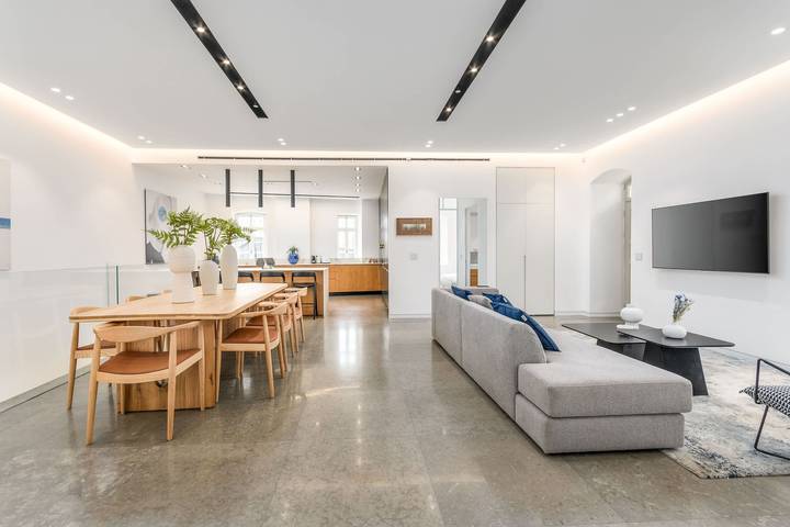 Apartamento para 8 personas, con balcón y jardín, Familias con niños en Tel Aviv