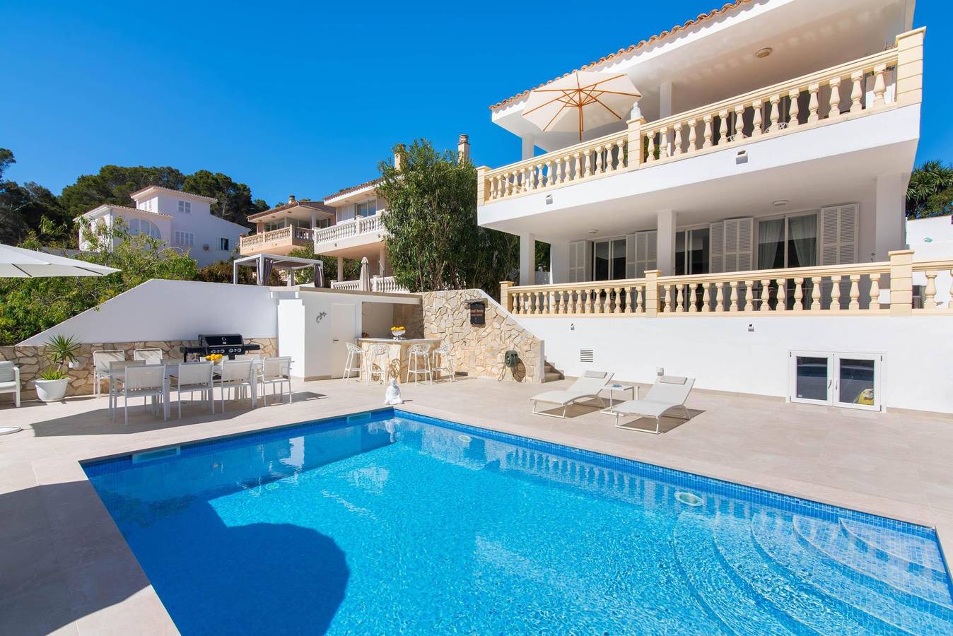 Casa Feliz - Eindrucksvolle Villa mit privatem Pool und kostenlosem Wlan in Cala Provencal, Capdepera