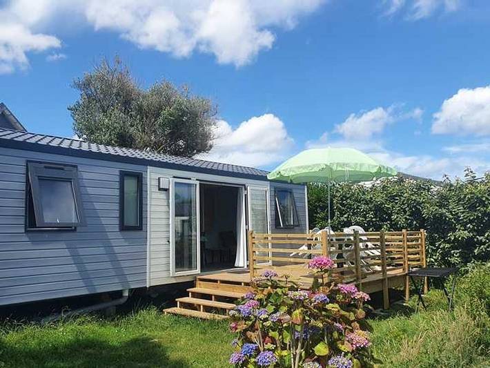 Camping La Ferme du Bord de Mer - Mobilheim 6 personen - Modulo in Gatteville-le-Phare, Cherbourg und Umgebung