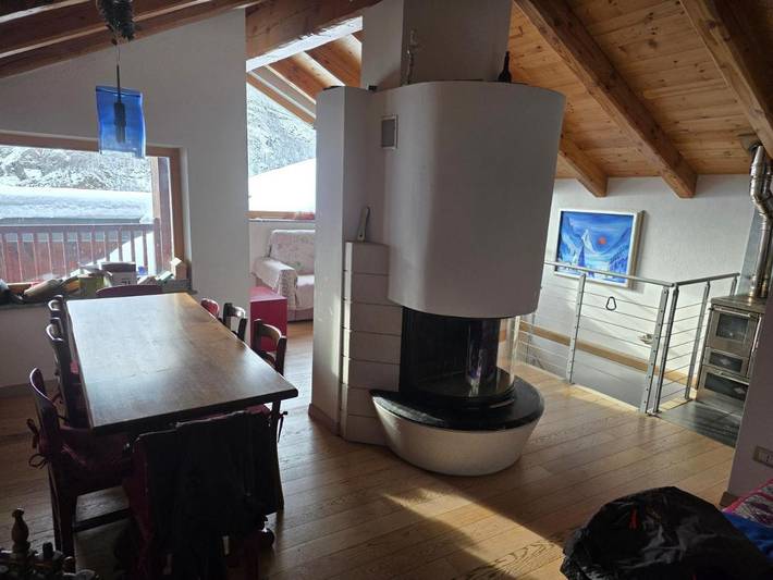 Chalet pour 7 personnes, avec Balcon et Vue dans Cervinia - 3