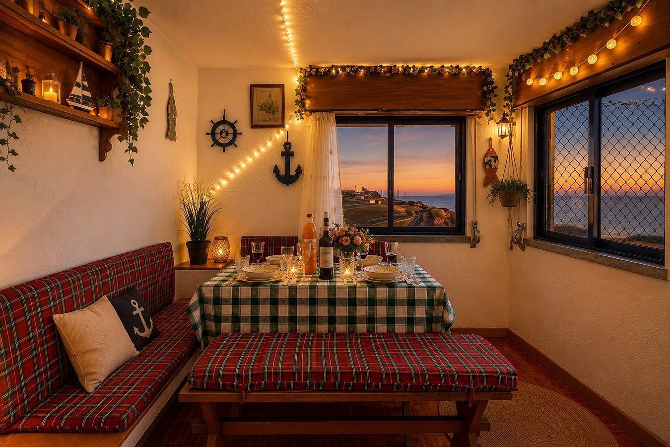 Casa Sol e Mar mit Meerblick, privater Terrasse und Balkon in Azenhas do Mar, Costa de Lisboa
