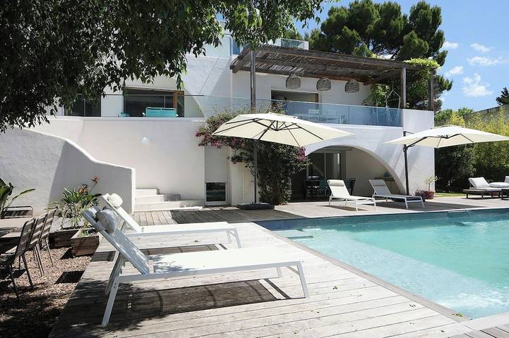 Villa pour 10 personnes, avec Balcon ainsi que Jardin et Piscine à Montpellier