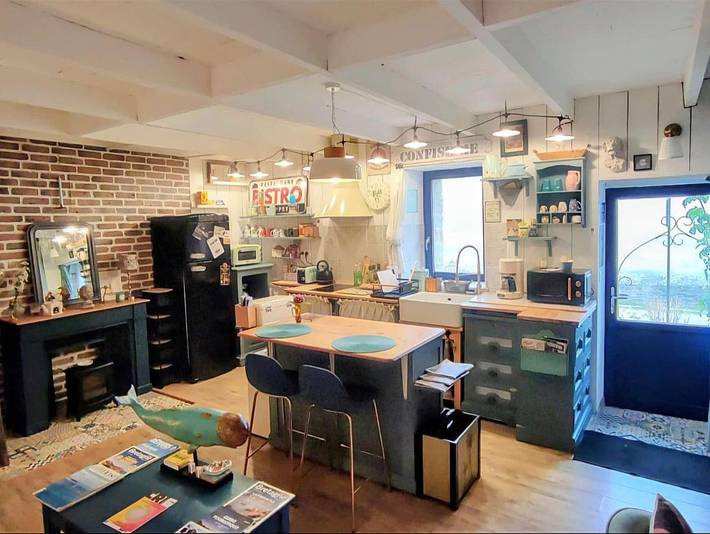 Location de vacances pour 2 personnes, avec vue et terrasse dans Pouldouran