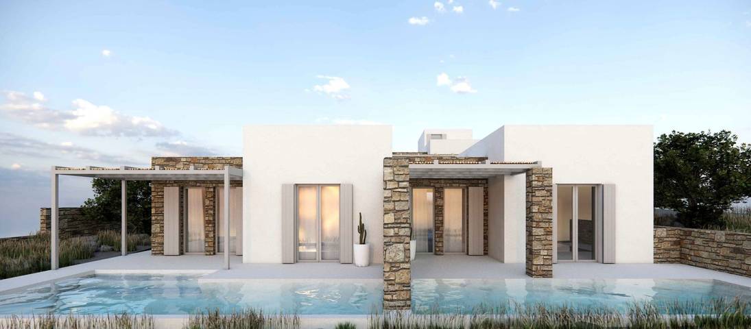 Villa pour 5 personnes, avec terrasse ainsi que vue sur l’océan et jardin dans Antiparos - 2