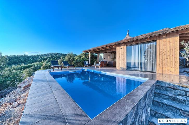Ferienhaus für 4 Personen, mit Meerblick in Jezera
