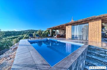 Ferienhaus für 4 Personen, mit Meerblick in Jezera