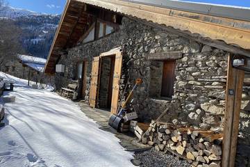 Chalet pour 10 personnes, avec jardin et balcon à Valmeinier