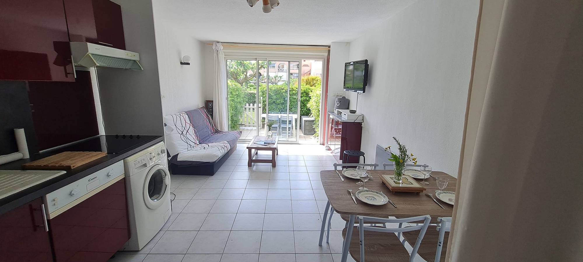 Ganze Wohnung, Ferienwohnung für 4 Personen mit Garten in Palavas-les-Flots, Mittelmeerküste (Frankreich)