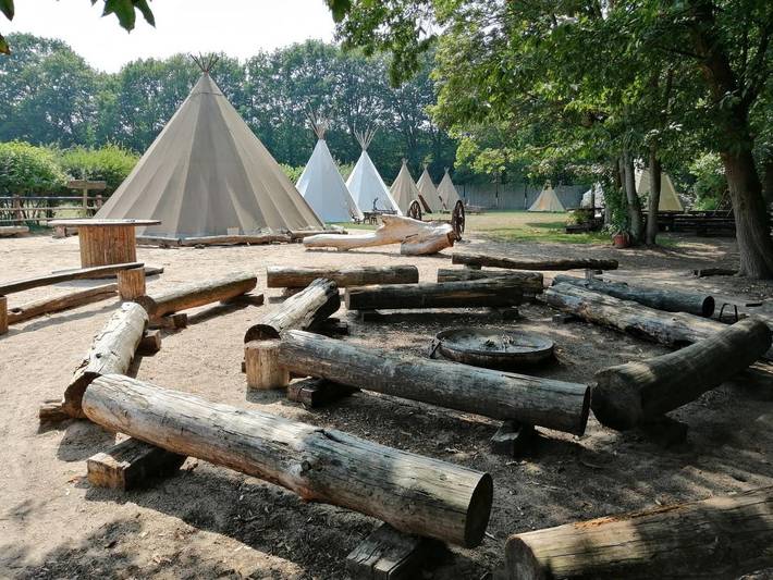 Zelt für 10 Personen, mit Terrasse und Garten sowie Ausblick in Geldern - 2