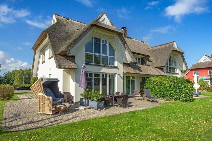 Luxus-ferienhaus für 6 Personen, mit Terrasse und Garten sowie Sauna und Ausblick