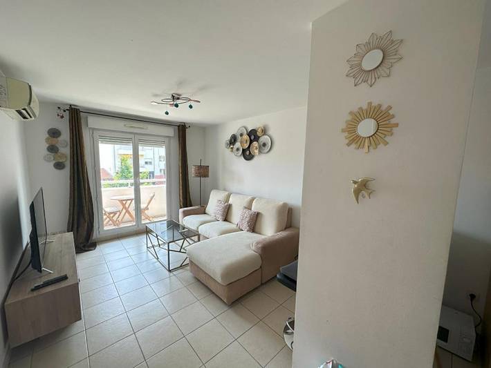 Gîte pour 2 personnes, avec balcon dans Plage Carras Nice - 2