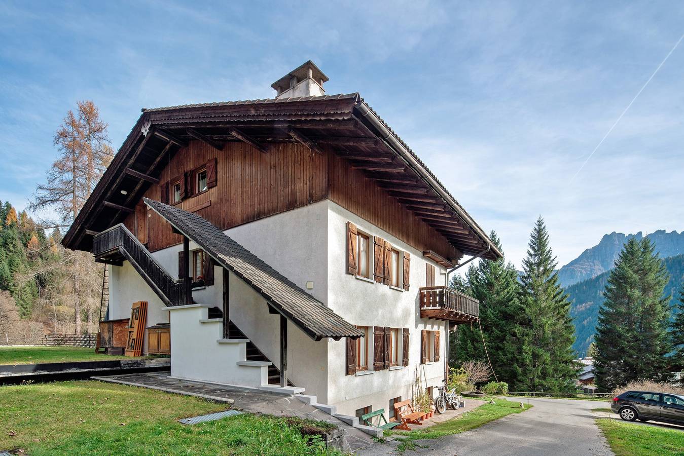 Ganze Wohnung, Ferienwohnung 'Appartamento Palmina' mit Bergblick, Gemeinschaftsgarten und Wi-Fi in Falcade, Dolomiti Superski