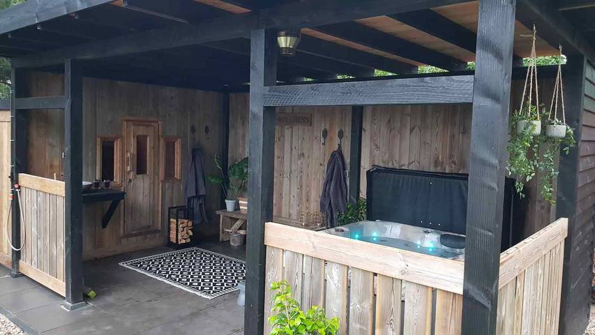 Bungalow für 2 Personen, mit Terrasse und Garten sowie Sauna in Drenthe - 2
