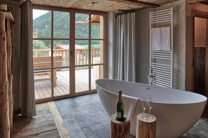 Ferienwohnung für 3 Personen, mit Sauna und Garten sowie Ausblick, mit Haustier in Bach - 4