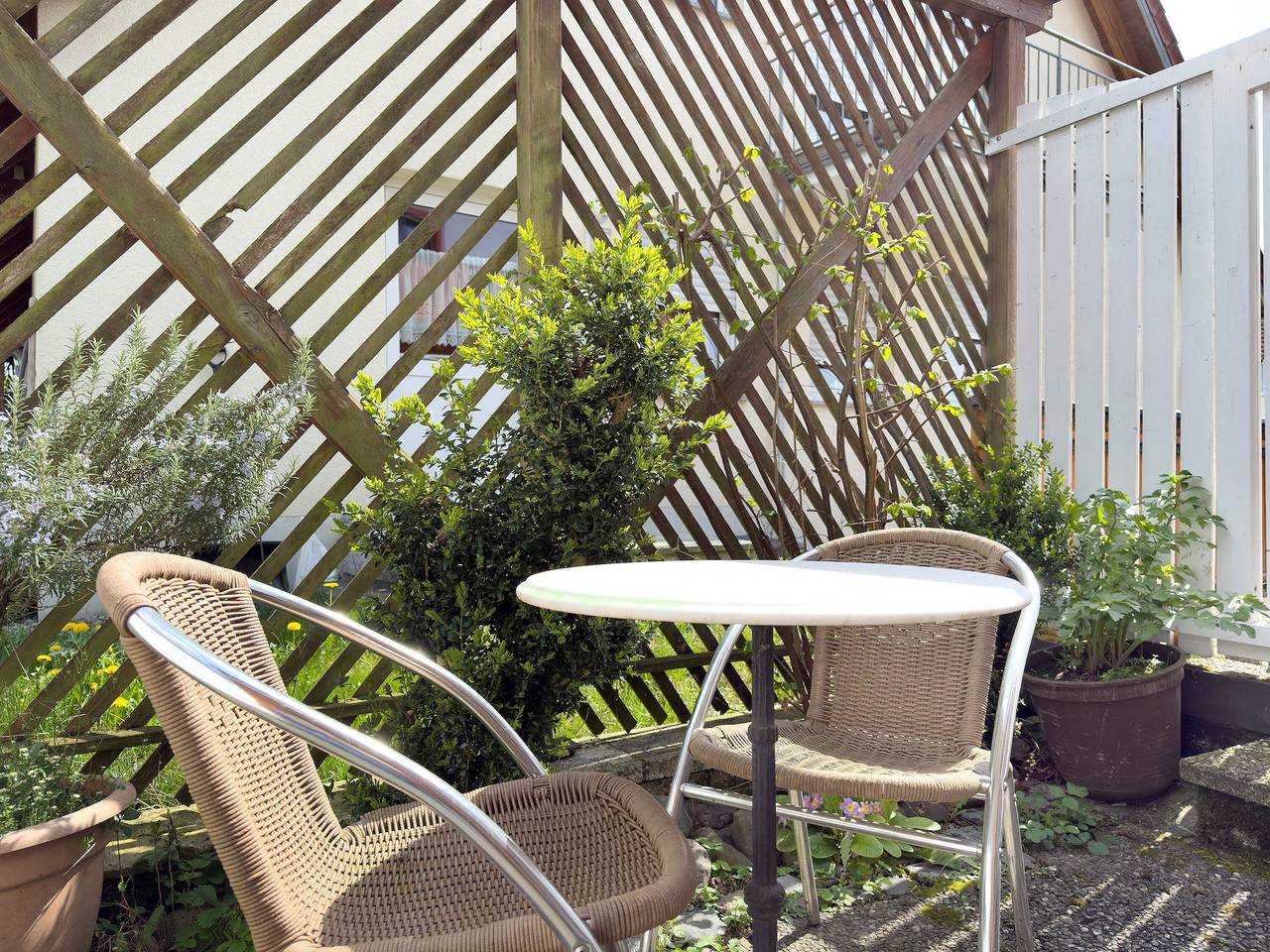 Zimmer 'Doppelzimmer 4' mit Privatterrasse und Wi-Fi in Wasserburg (Bodensee), Bayerisch Schwaben