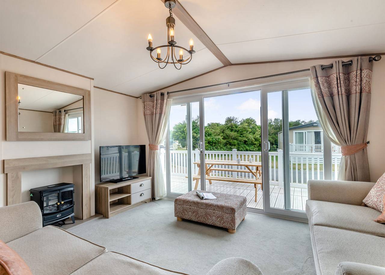 Gold Premium Caravan, parking, ensuite & decking 6 in Carmarthenshire