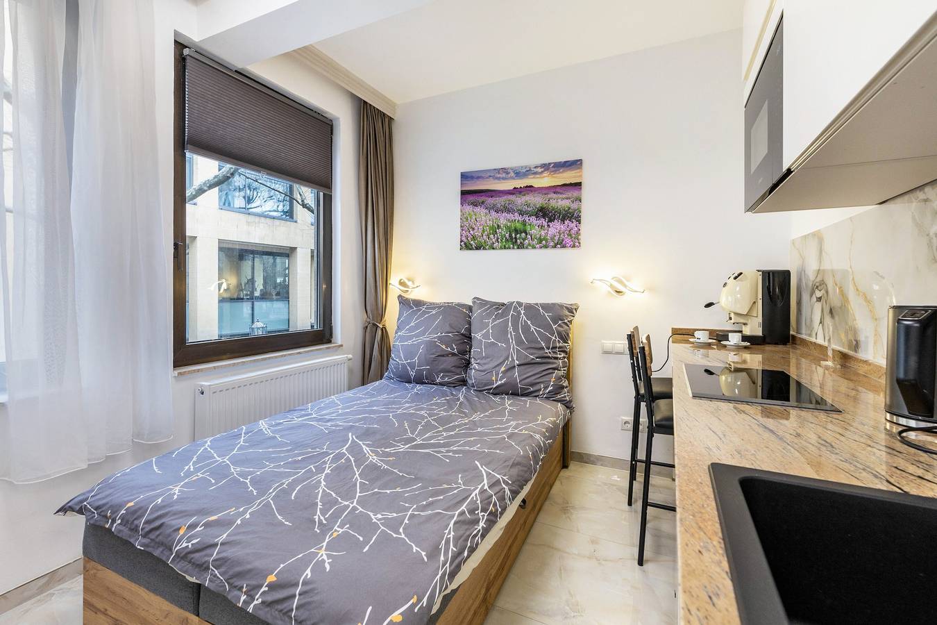 Apartamento entero, Apartamento 'Deluxe 1og' con Wi-Fi y aire acondicionado in Bonn, Renania
