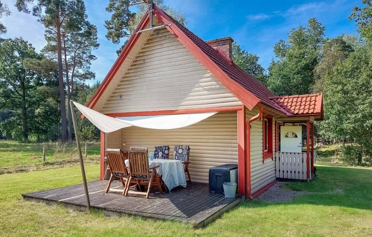 Ferienhaus für 4 Personen, mit Terrasse und Garten sowie Ausblick in Osby